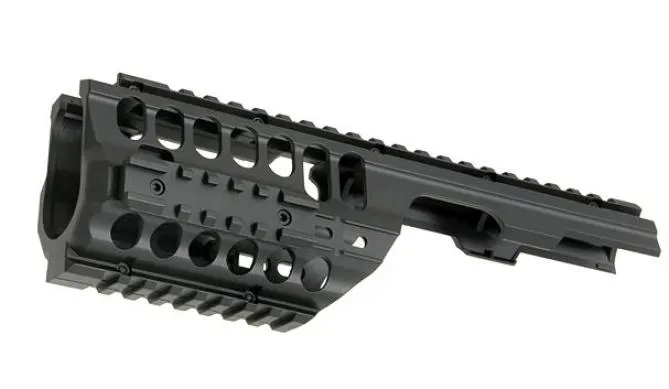 Battel AXE PDW Rail System Black ABS passend für MP5 PDW oder Galaxy Modelle